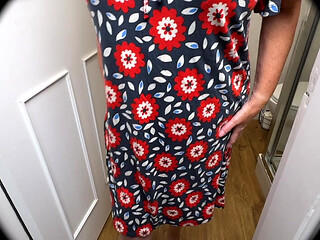 Mrs Mature Feet Dressing - Big Granny Pants 501