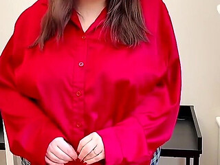 Your Employee's Growing Belly - You've Been Feeding BBW Sydney Screams and Admiring Her Big Belly
