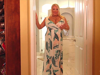 Stripping Out of My New Dress for You