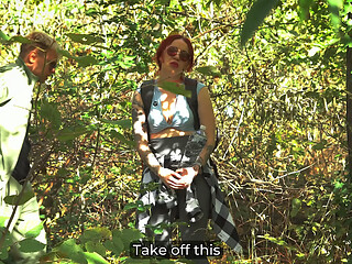 Redhead Stepmom Natural Tits Turns Tent Night into Silent Forbidden Fucking