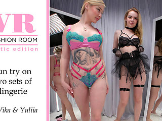 Vika & Yuliia Tries On Two Sets Of Lingerie