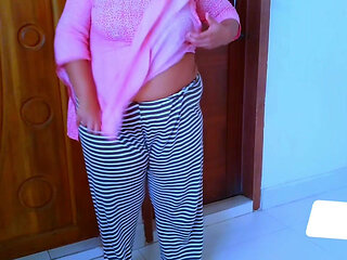 Hot Big Boobs BBW Collage Girl Gets Rough Fucked by Hostel Cleaner Guy When She Was Honry