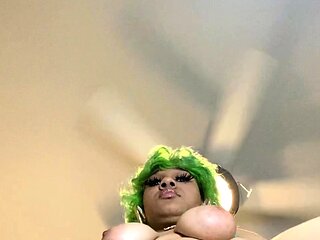 Black MILF with BIG boobs dancing and teasing