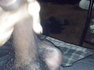 Thick Juicy Black BBC Jacking off