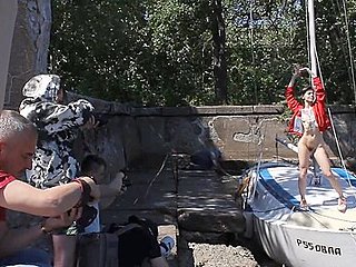 Nude Shooting On A Boat. Live Video