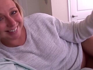 Dude masturbates to his stepmom's panties and fucks her too