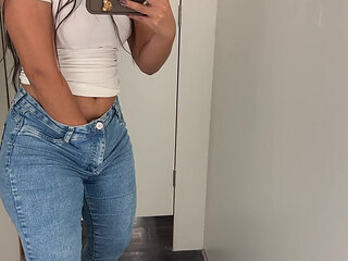 Girl was touching herself in the mall on the east side