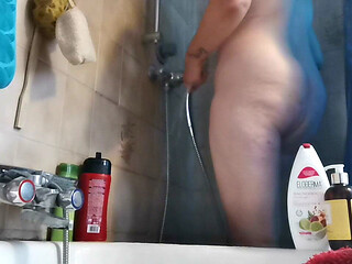 Shower Ritual Warm Water, Lather & Glistening Skin Pee and Farts