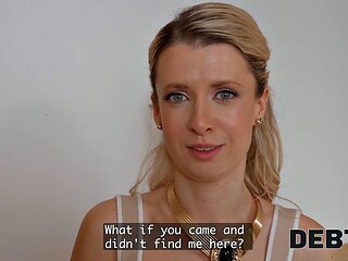 Blonde Pays Off Debt in Hardcore Cowgirl Ride