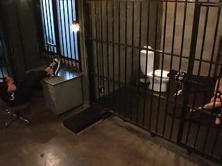 Imprisoned Asian MILF takes control of her young guard in a steamy seduction.