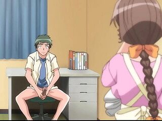 Uncensored Hentai - My stepmother catches me jerking off!!