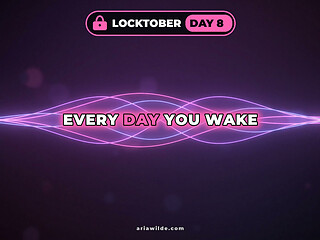 Locktober Day 8 Cage Sissy Edging Denial