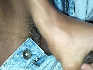 Riding on the table and masturbation