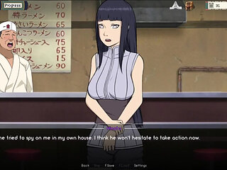 Naruto - Kunoichi Trainer 0.14.1 Part 50 Hinata Blowjob - Mikasa Sex by Loveskysan69