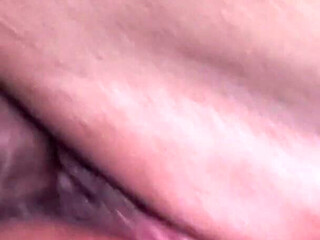 Side Fucked and Creampied by Black Cock While My Cuckold Works
