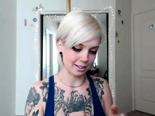 Sara X Mills Blue Leotard Workout Video