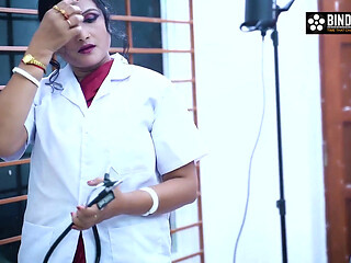 Sexy horny doctor Riya helps her patient for sex and cum out
