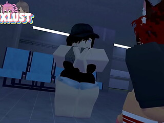 KORAXLUST - Roblox femboy dominated by taller psycho girl