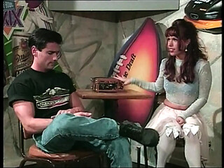 Classic couple makes horny love by the fire