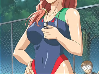 Hentai swim coach gets gangbanged