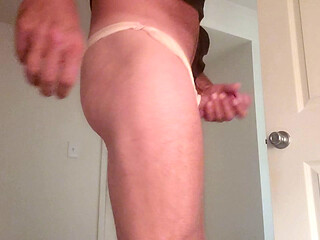 Masterbating in many different satin panties.