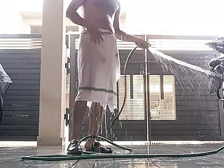 Indian enjoy shower and fuck neighbour