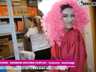 Impressive Adelle Unicorn and Adelle at bravomodels xxx