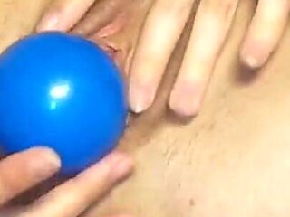 Wife Gets High and Enjoys When a Huge Bottle Is Inside
