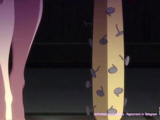 Animated Asian teens get it on in Mesudachi Ep  2