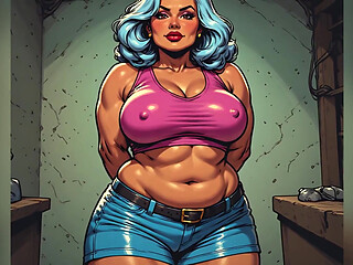 Babes with Muscles Art