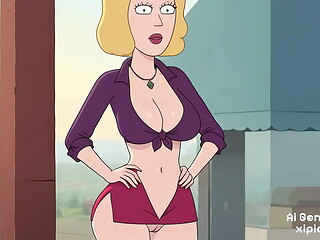 Beth Rick and Morty Hentai Ai compilation sexy and naked