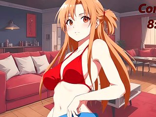 Spanish Asuna JOI CEI hentai. She wants to give you your own milk