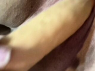 Sexxxxy French Girl plays with Toy