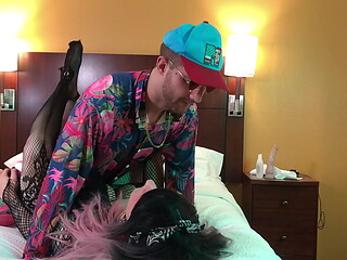 Crossdressing Goth Beauty Fucked by Fashion Guru