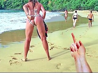 Mature milf takes huge cock in public anal showdown