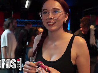 MOFOS - Raeley Love Turns The Dance Floor In A Night Club Into A Public Cock Riding Show