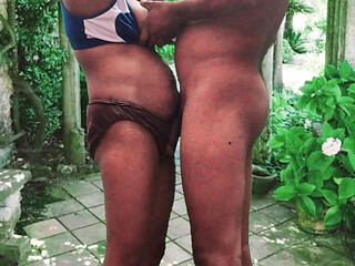 Indian Stepfather Fucked Outdoor