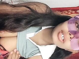 Indian couple's first time with a guy - loud and messy