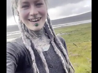 Hippie girl travel hippie world - would you travel with me in a bus ?