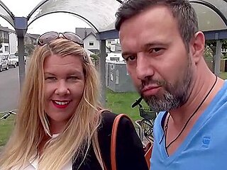 Fat Mature Fucked With Condom By Nice Cock And Cumshot On Huge Tits
