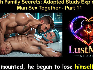 English Audio Gay Sex Story - Ranch Line Secrets: Adopted Studs Explore Raw Man Sex Together - Part 11