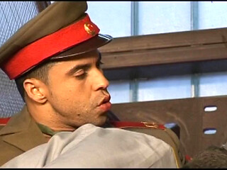 I Am a Young Soldier and I Get Ass Fucked by Two Hung Muscle