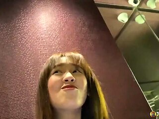JohnTronX - Slim Asian goddess rides dick until a creampie