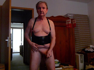 Undressing and Jerking off