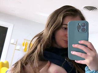 Young Amateur Girl Stripping and Masturbating Cam