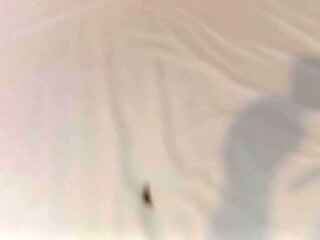 I fuck the mattress and ejaculate a lot of cum on the waterproof sheet