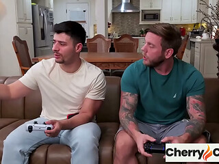 They Wanted to Play on the PS but I wanted them to Play with my Pussy at Cherry-Candle
