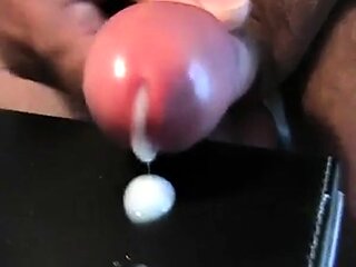 Uncut Foreskin Close-up Jerk-off and Cum
