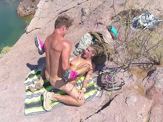 Fucking and Sucking on Top of a Mountain