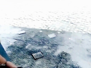 Amateur Outdoor Piss Drinking With Fit April BigAss